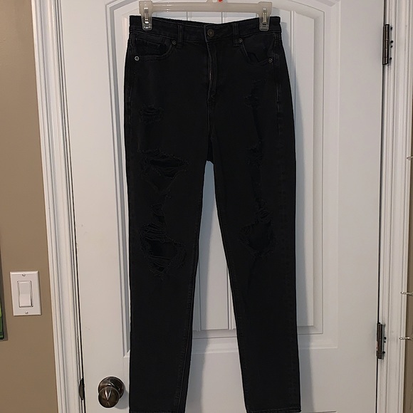 AE Mom Jeans (black) - Picture 2 of 6